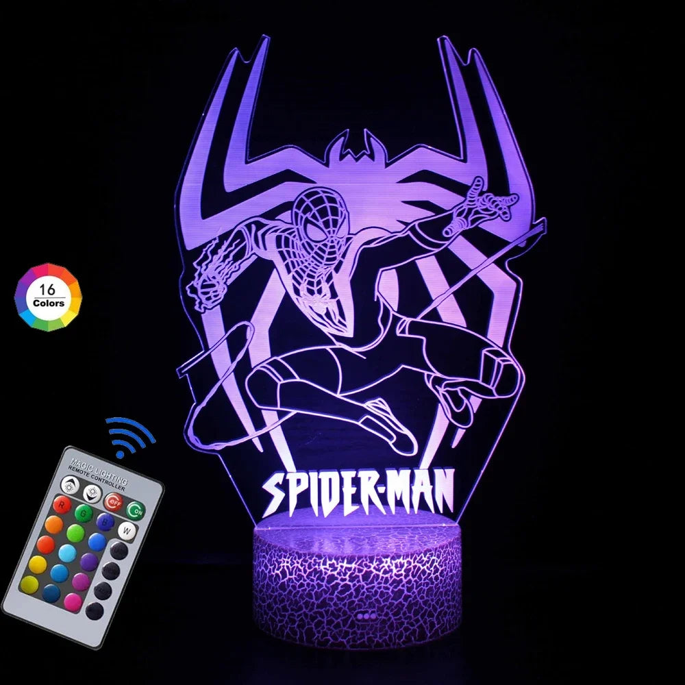 Spiderman & Venom Color-Changing Night Lamp™
