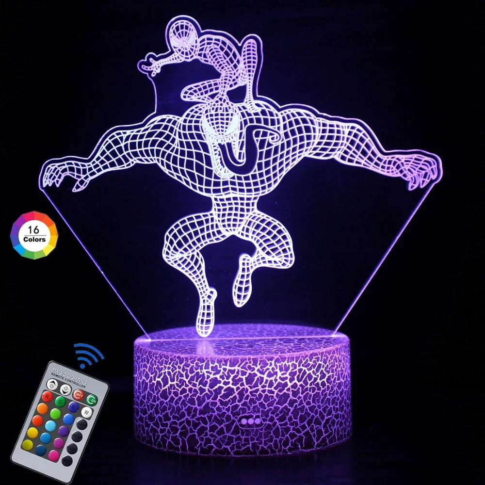 Spiderman & Venom Color-Changing Night Lamp™