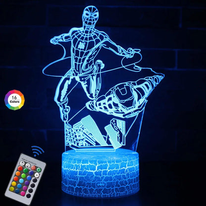 Spiderman & Venom Color-Changing Night Lamp™