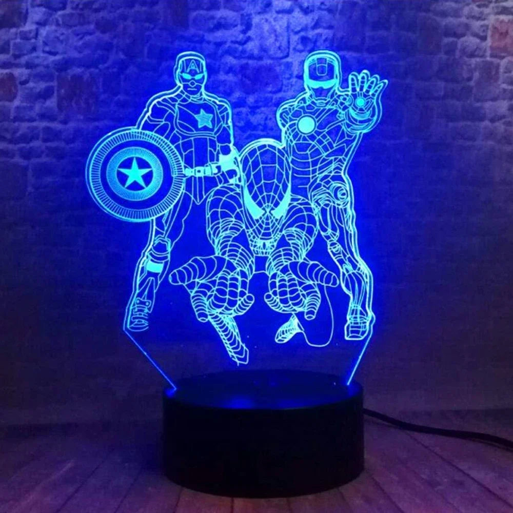 Spiderman & Venom Color-Changing Night Lamp™